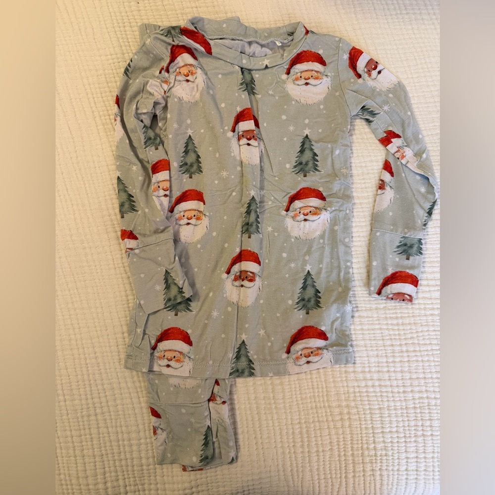 Festive Santa Kids Pajama Set